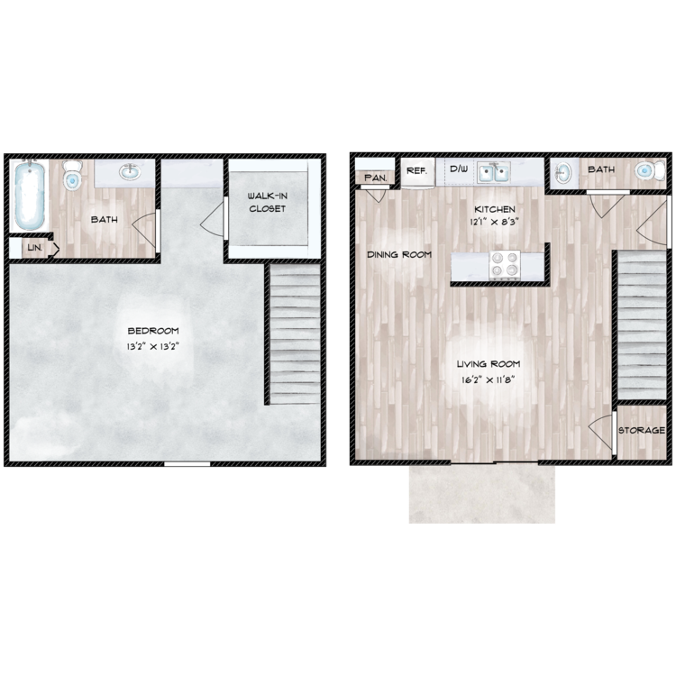Colorado - A2 - 1x1.5.png - 1 Bed 1.5 Bath