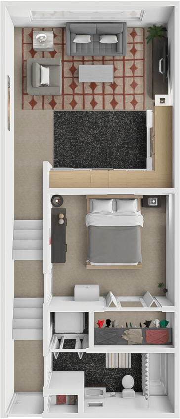 Floor Plan - Scholars Studio