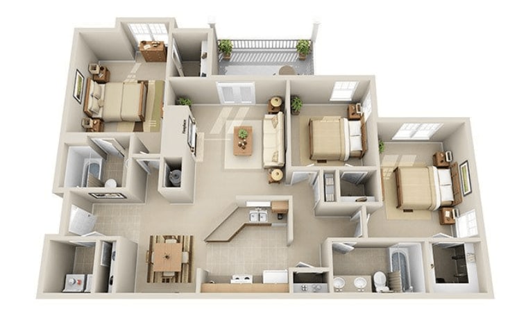 Floor Plan - The Pinebrook