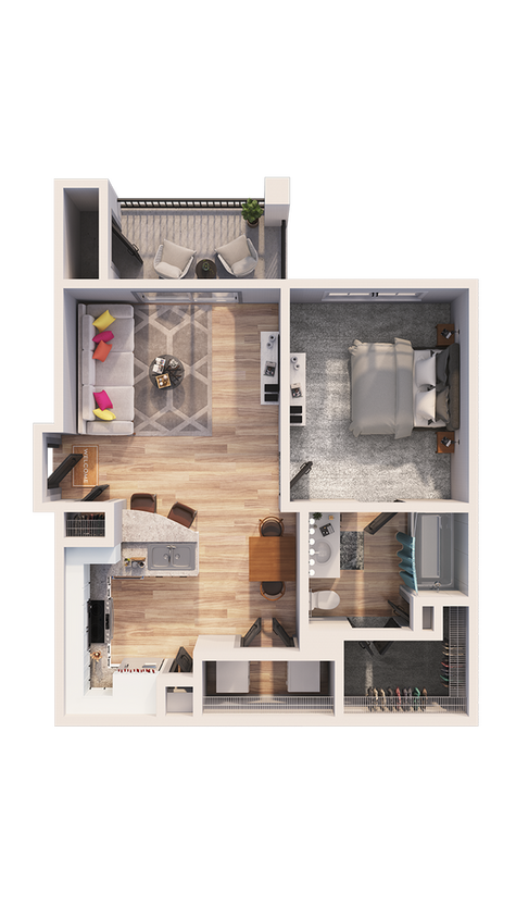 Stonebriar Pines - A1A Floor Plan - A1A
