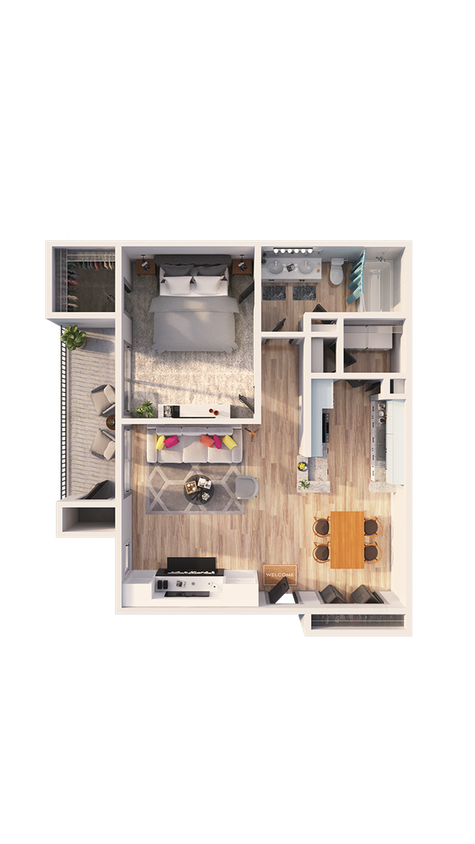 Ridge at Roper Mountain - A1AR1 Floor Plan - A1A