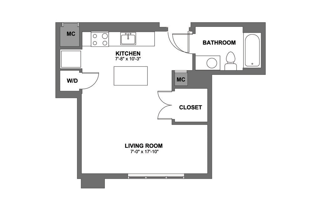 Floor Plan - Studio
