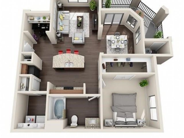 A3 Renovated Floorplan - A3 Gold