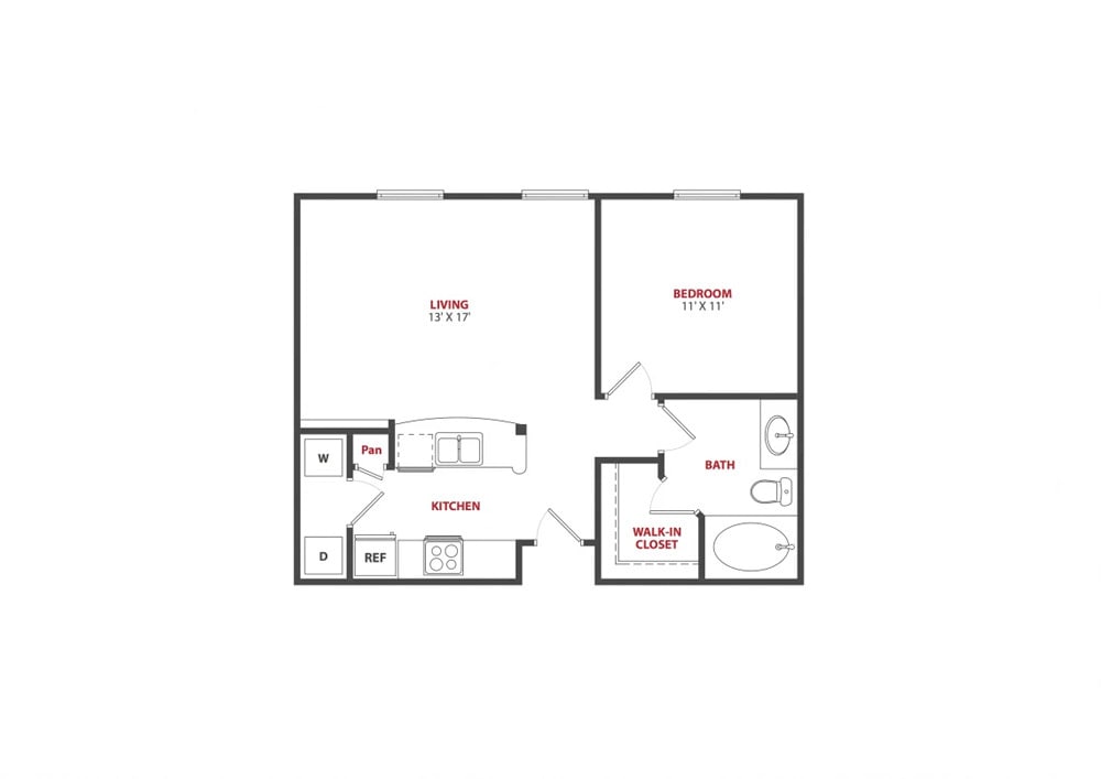 Floor Plan - Bienville - Renovated	