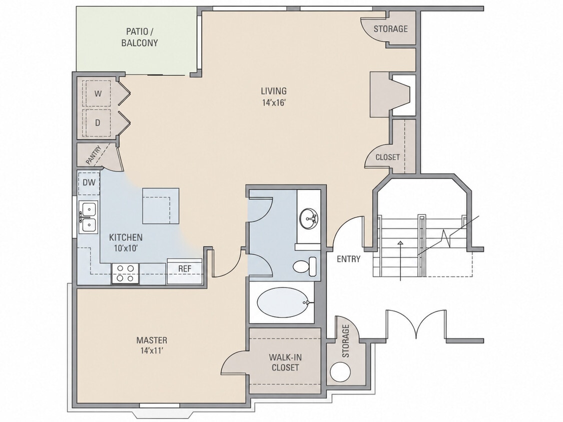 Floor Plan - Brownstone