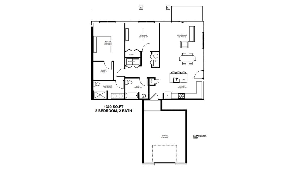 Floor Plan - Floor type A Waterfront
