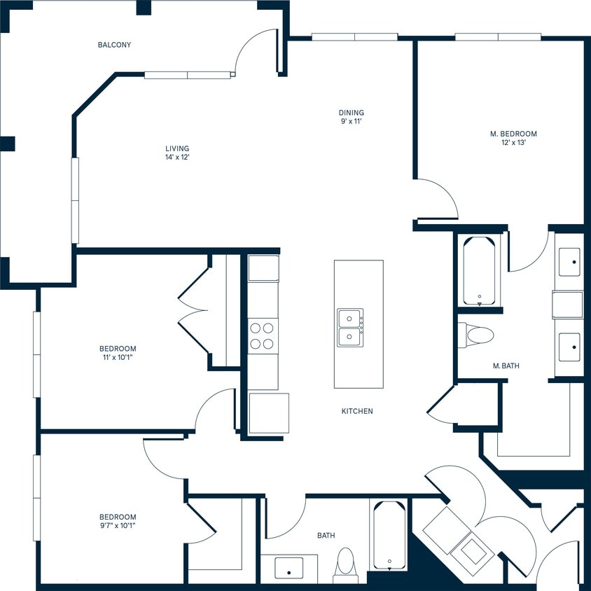 Floor Plan - Mount Evans (C1) 