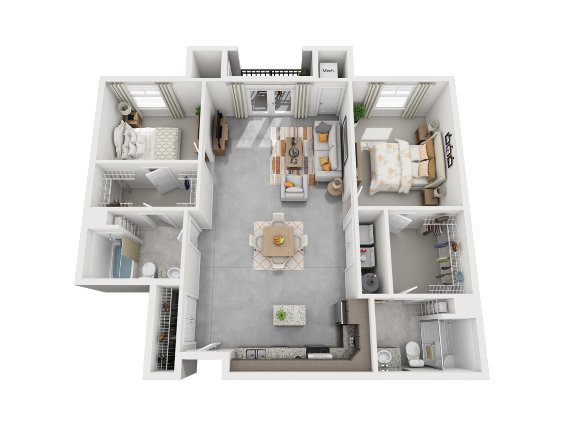 Floor Plan - The Meridian