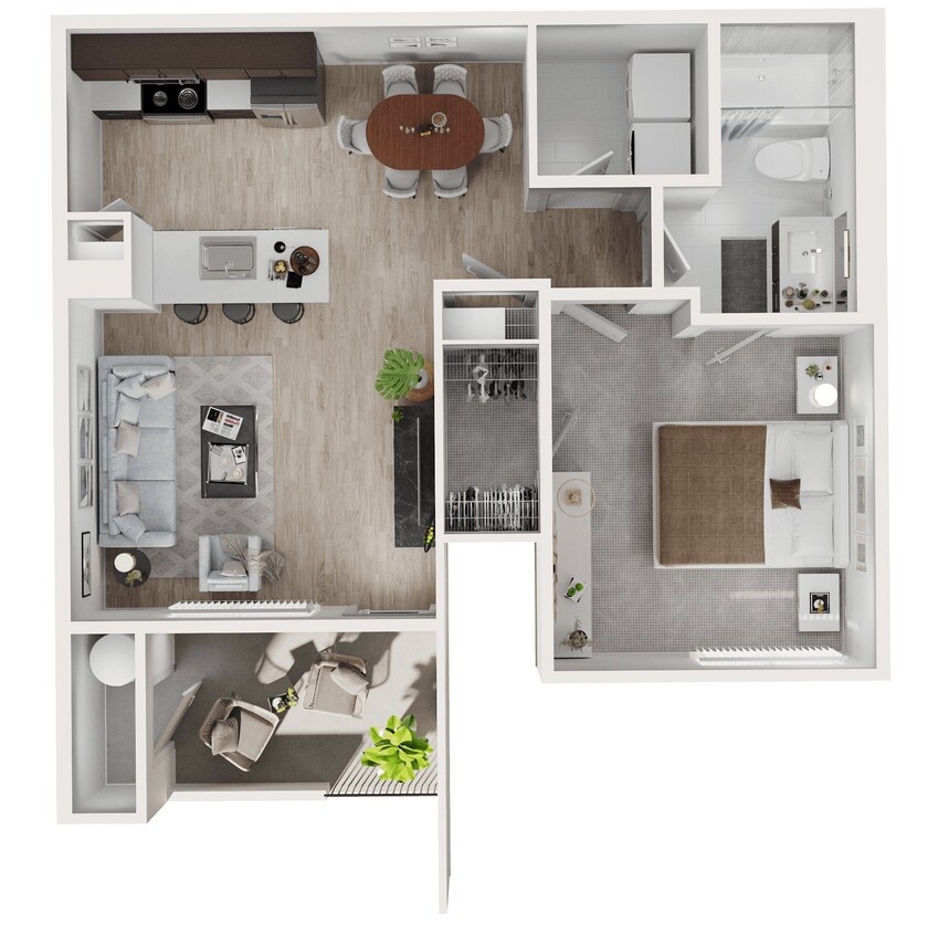 Floor Plan - 1X1 A