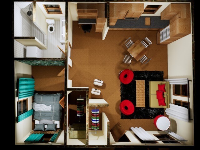 Apartment 18 - Ten Windows One Bedroom Apartment