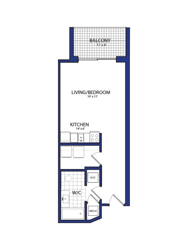 Floor Plan - Studio (S3)
