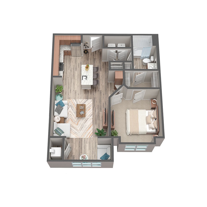 Floor Plan - Hudson with Sunroom