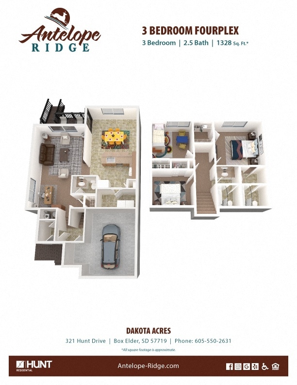 Floor Plan - Dakota Acres 3 Bed