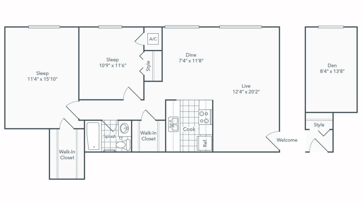 Bristol Den Floorplan - Bristol Den