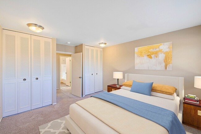 Double closets because you can never have too much storage for your precious stuff. - The Gables of Troy