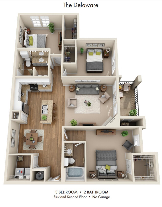 Floor Plan - The Delware
