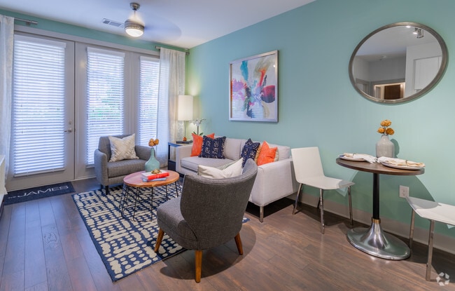 1 BR, 1 BA - 725 SF, Unit Style A1E - The James