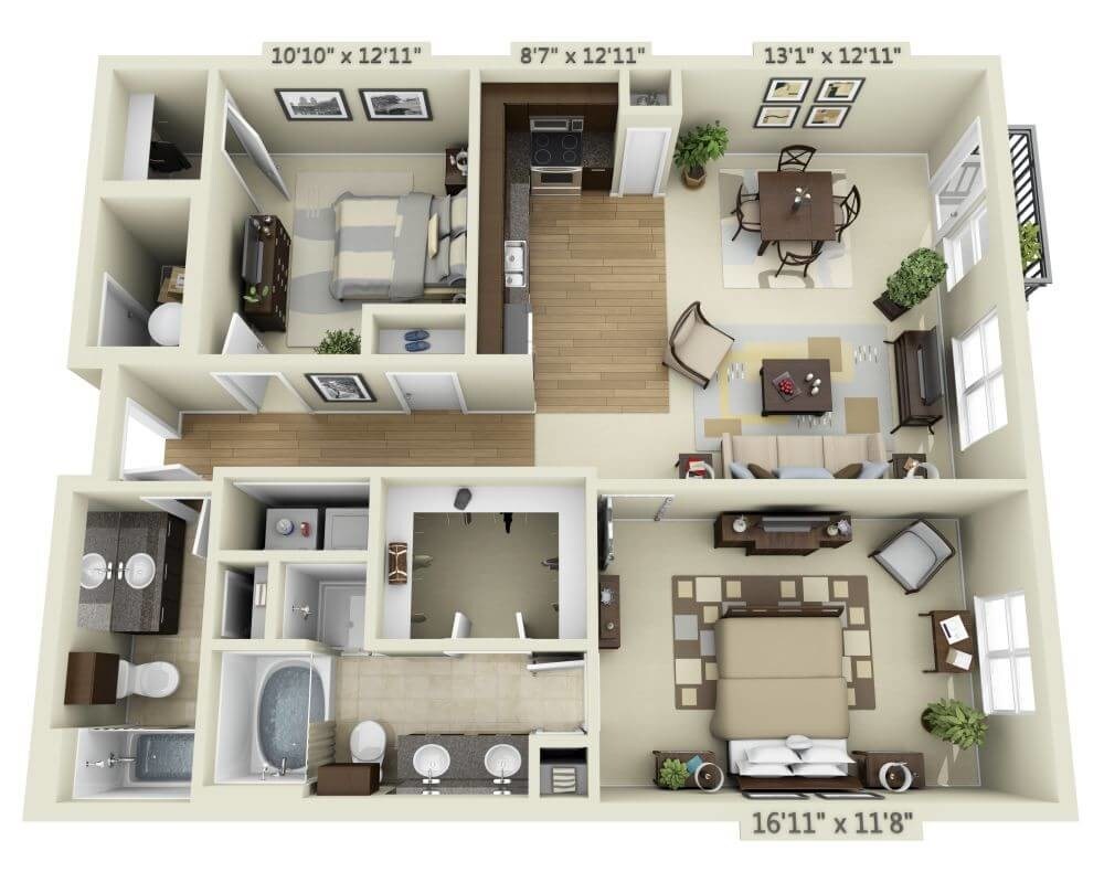 Floor Plan - Aqua - Genova