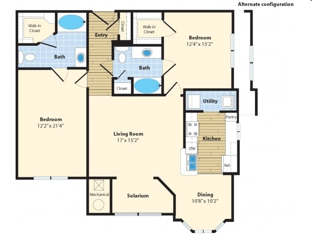 The Stewart - Two Bedroom Two Bath C