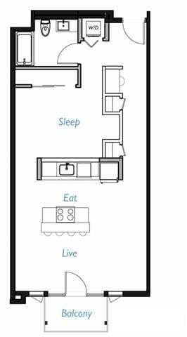 Floor Plan - A3- 1B