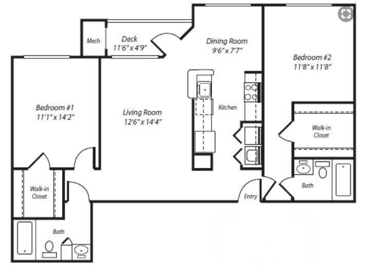 Floor Plan - B4 The Dukes Renovated