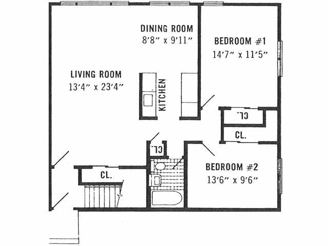 2 Bedroom - 2 Bedroom