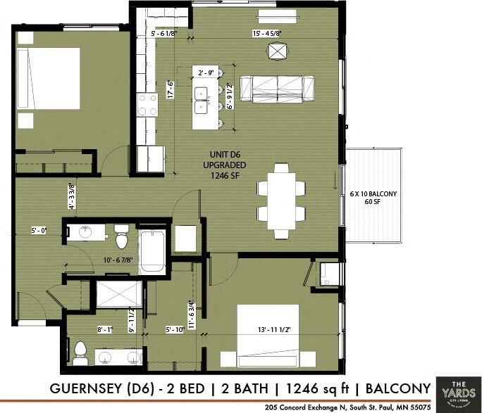 Floor Plan - Guernsey (D6)