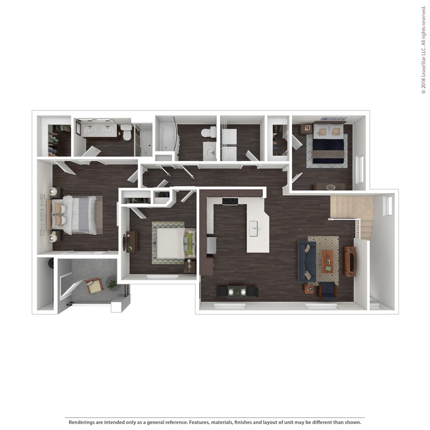 Floor Plan - 3x2E