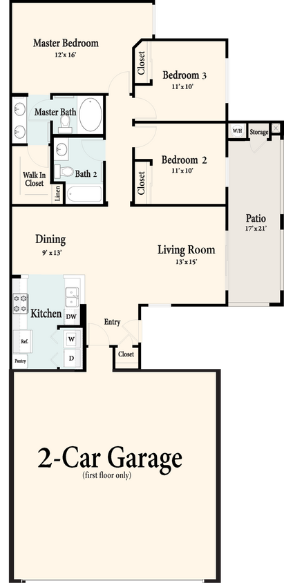 Floor Plan - The Everett