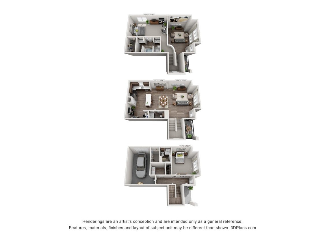 Floor Plan - Arbor Hills 2THB3