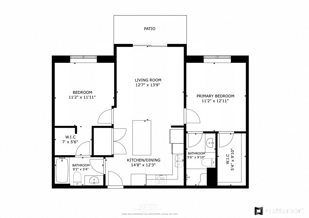 Floor Plan - 2 Bed / 2 Bath / 1 Stall Detached Garage / Lowe...