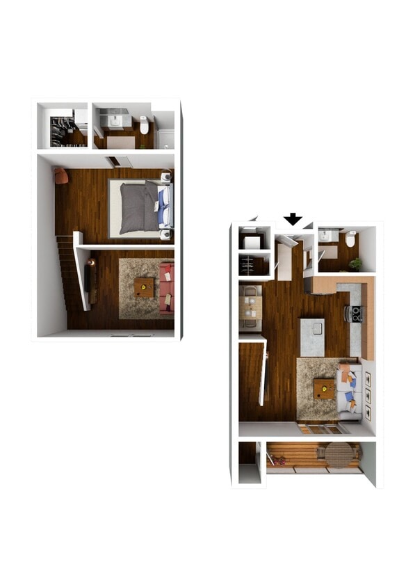 Studio Loft Premium - 1 Bedroom Loft Premium
