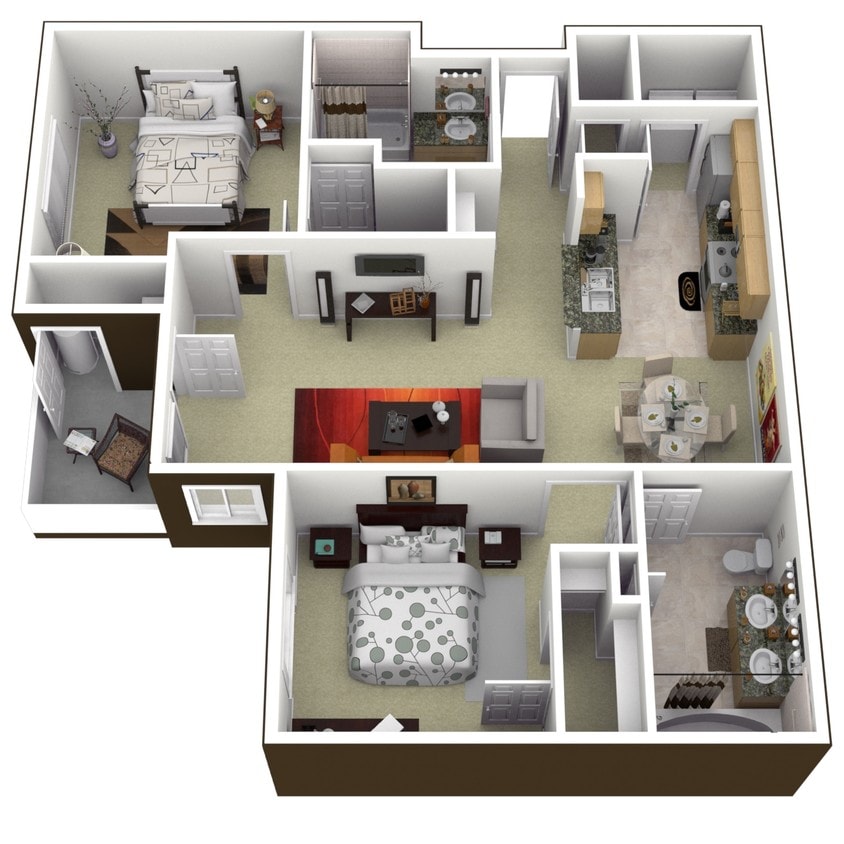 Floor Plan - The Petersburg