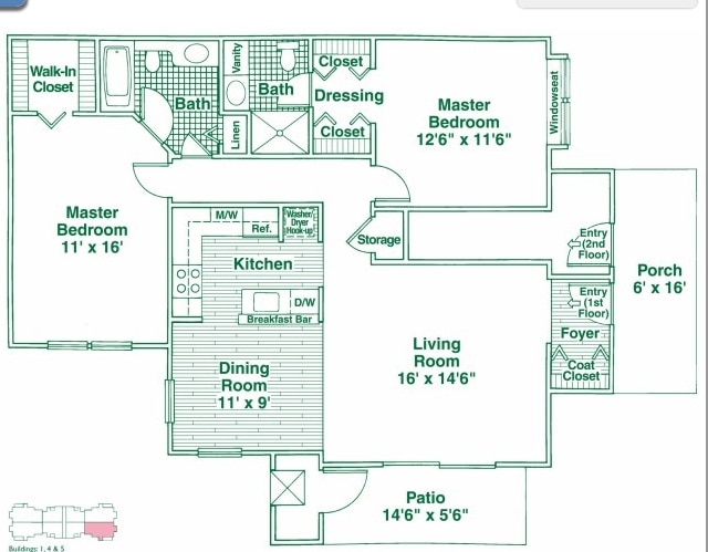 2 Bedroom, 2 Bath - D - C2