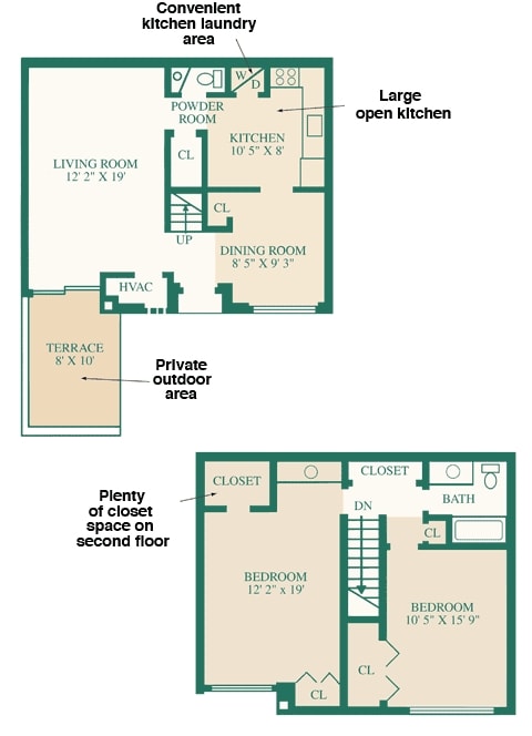 2BR/1.5BA - Mercer-Premiere
