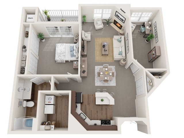 The Bascom II | The Landmark at Hatchery Hill | Apartments in Fitchburg, WI - The Bascom II