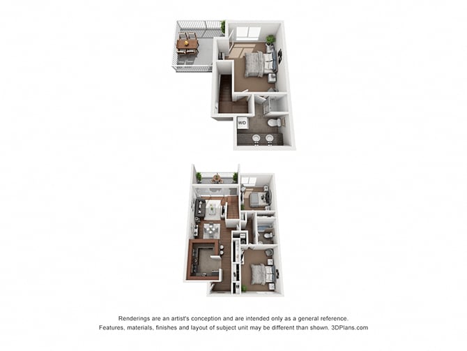 Floor Plan - C3- Townhomes