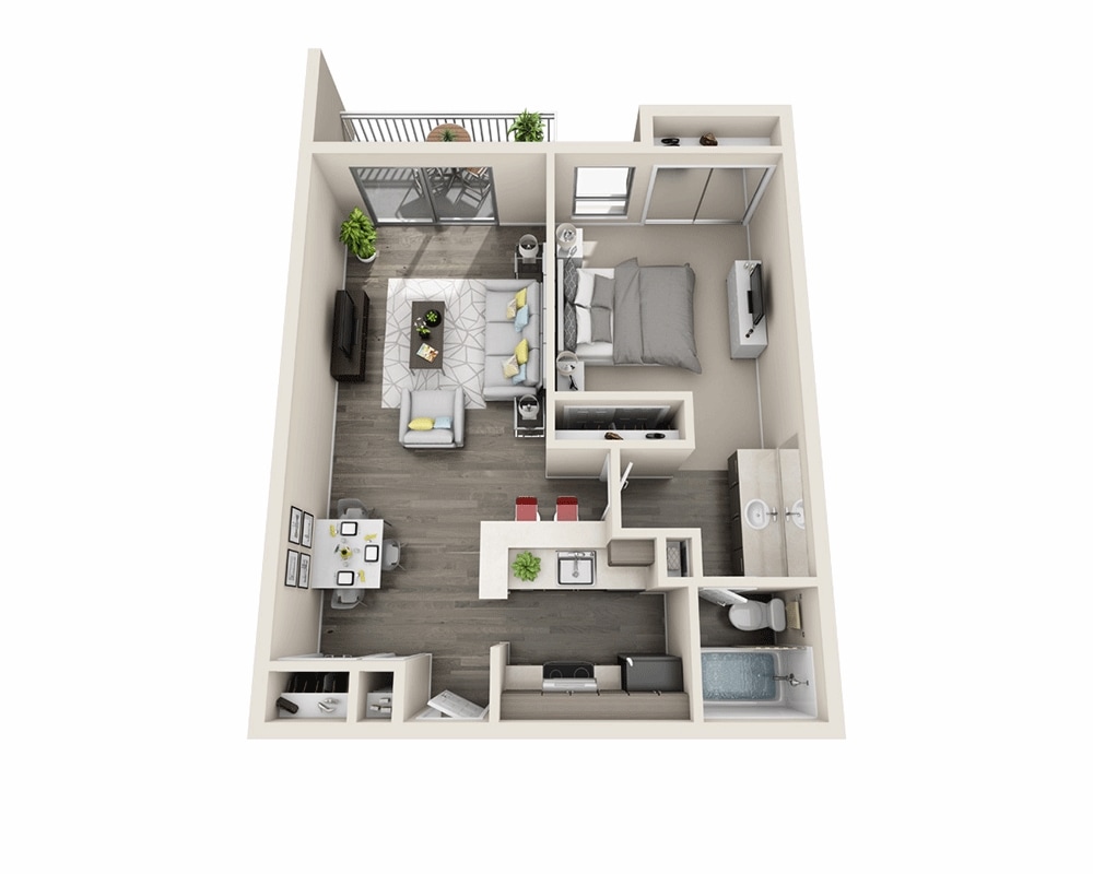 Floor Plan - Peninsula (A1A-S)