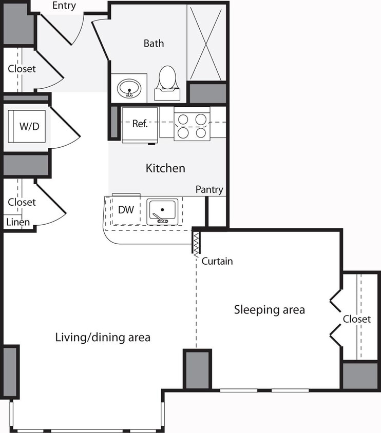 Floor Plan - Studio BS
