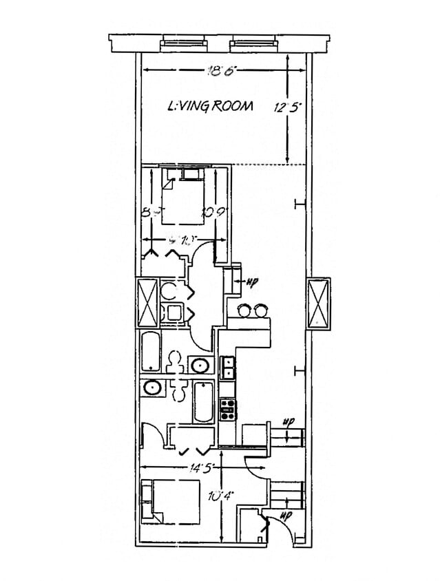 Floor Plan - 2 Bedroom FP D2.3