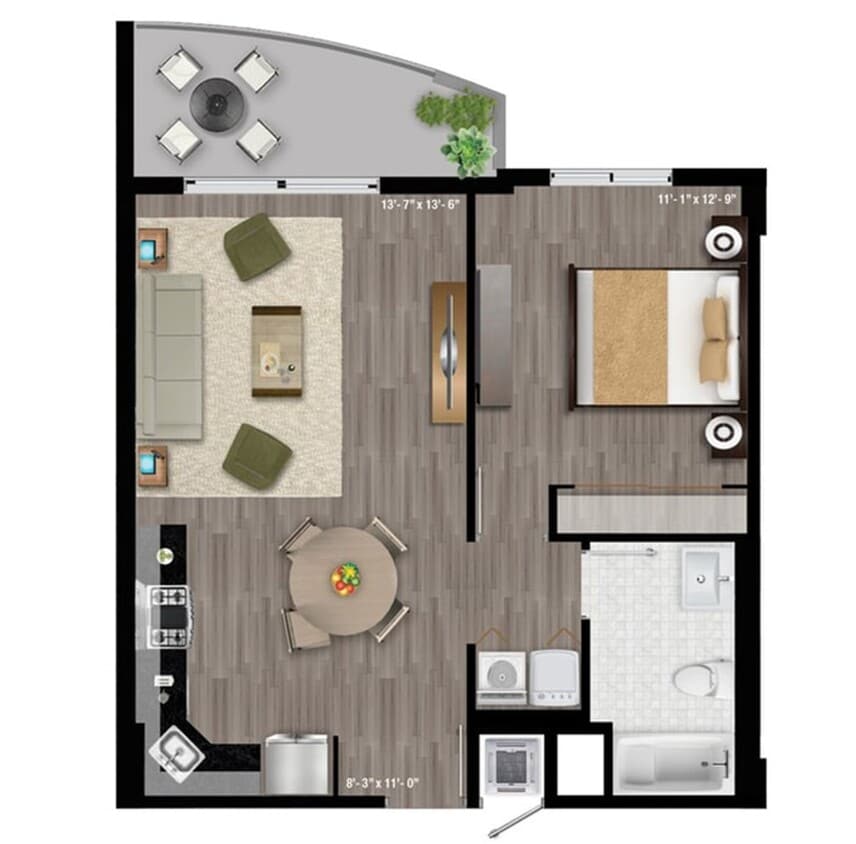 Floor Plan - The Plumeria