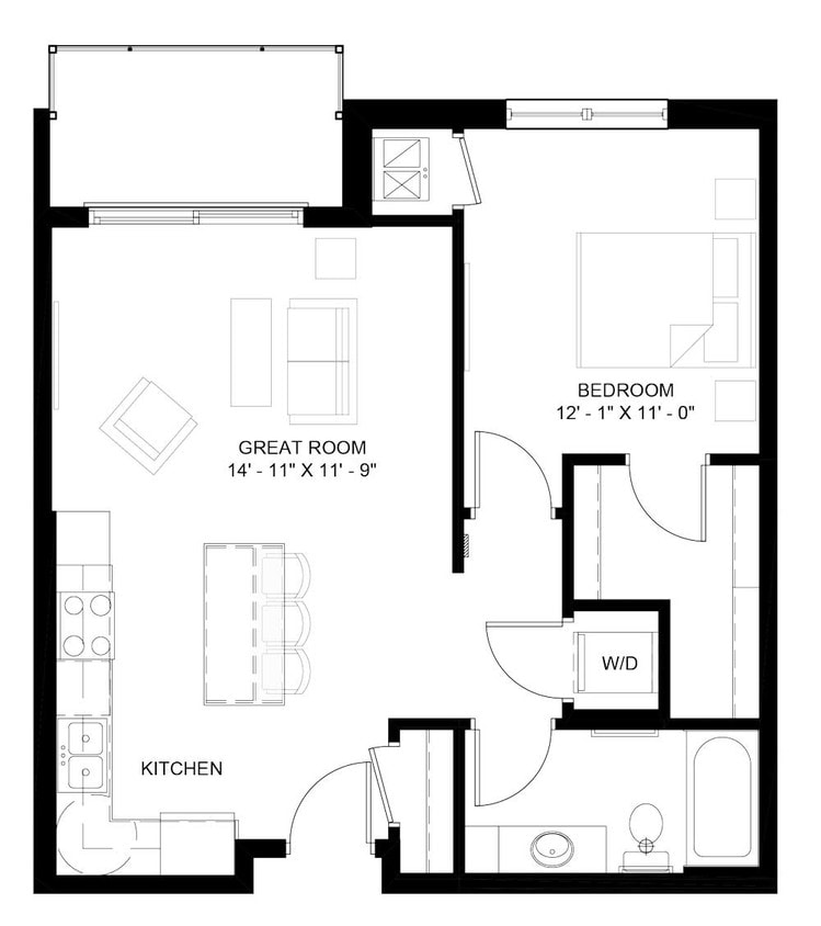 Floor Plan - The Logan (B2)