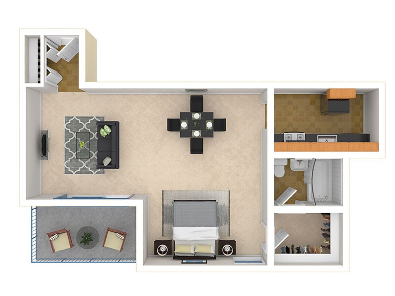 Floor Plan - EXECUTIVE STUDIO EFFICIENCY