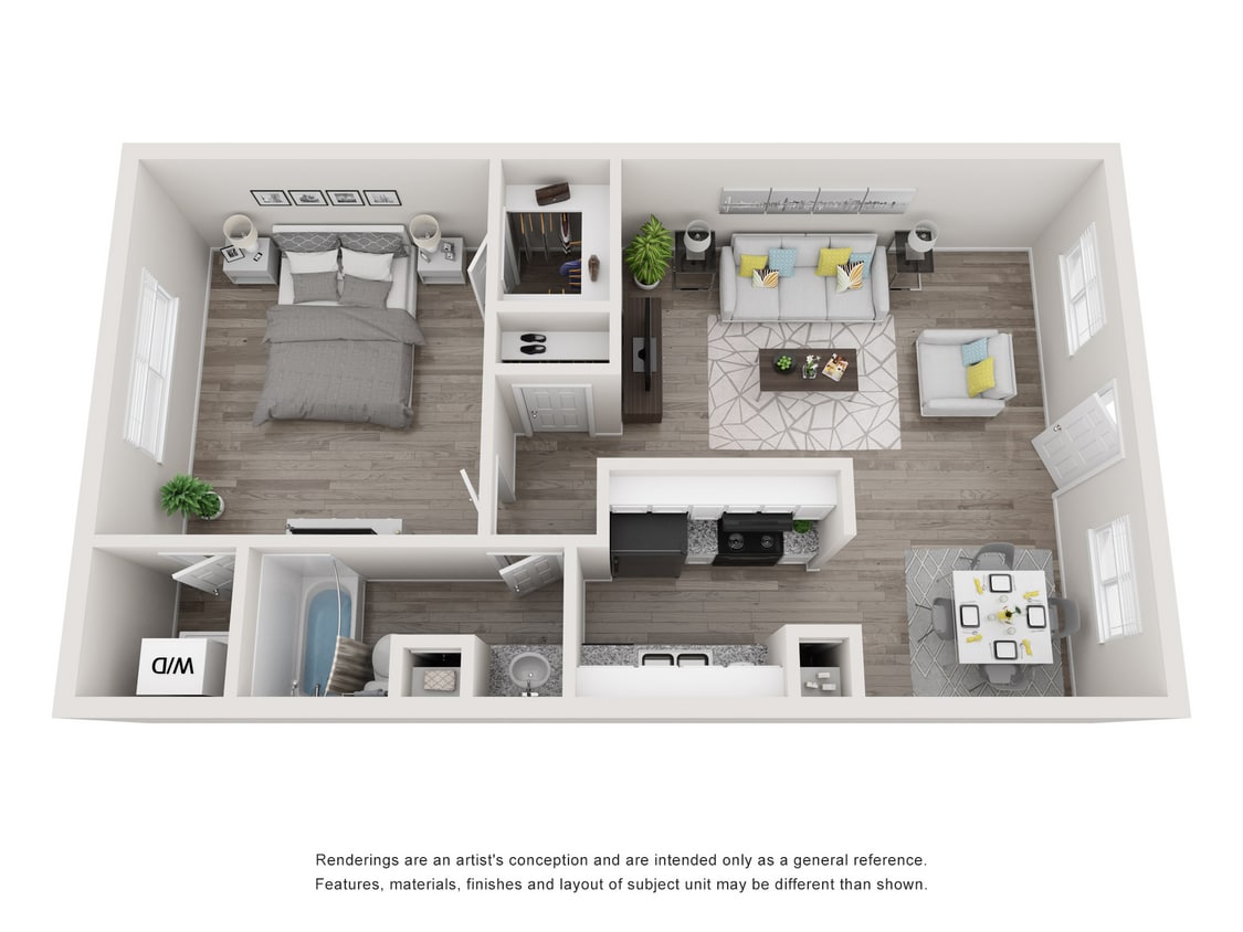 Arcata Townhomes_A1_Aster_680.jpg - 1 Bedroom 1 Bath