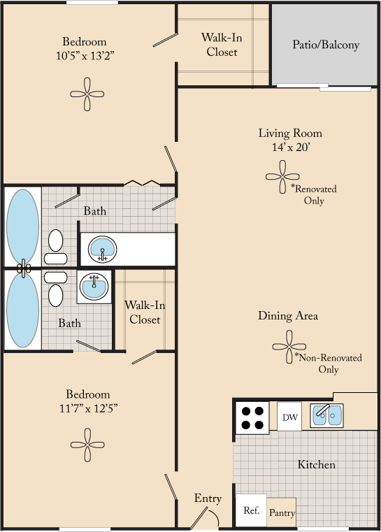 Floor Plan - Studio