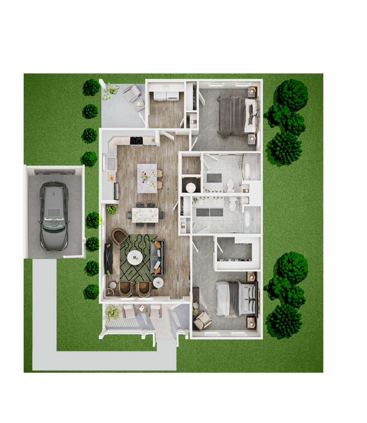 Floor Plan - Single Family - B2