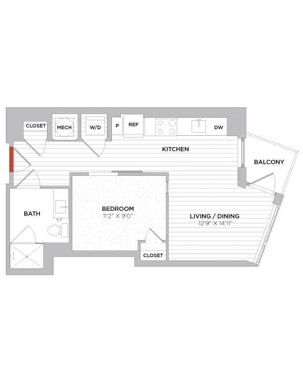 Floor Plan - Studio-S05 East