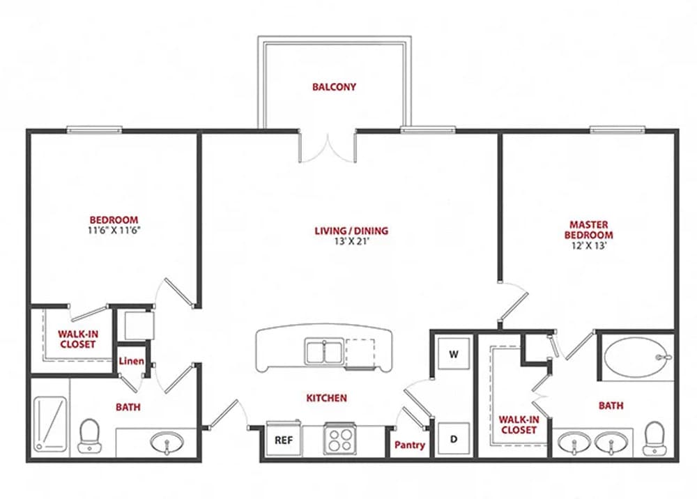 Floor Plan - Calais Renovated