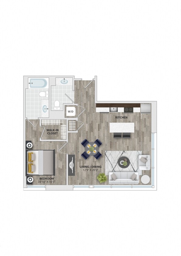 Floor Plan - 1B8