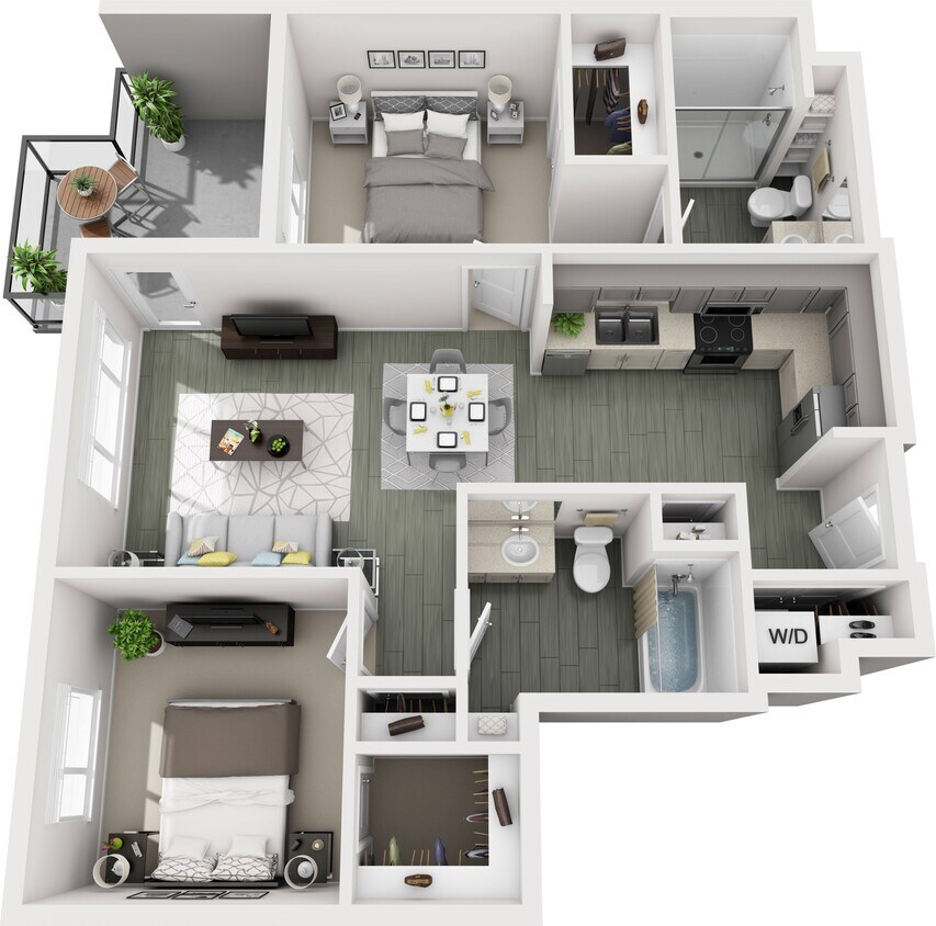 Floor Plan - B2A (2x2)